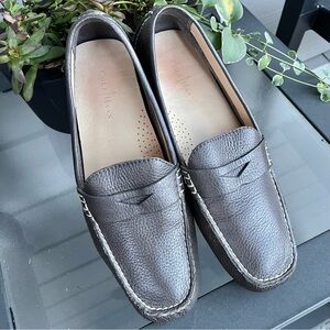 Cole Haan Pewter Driving Loafers